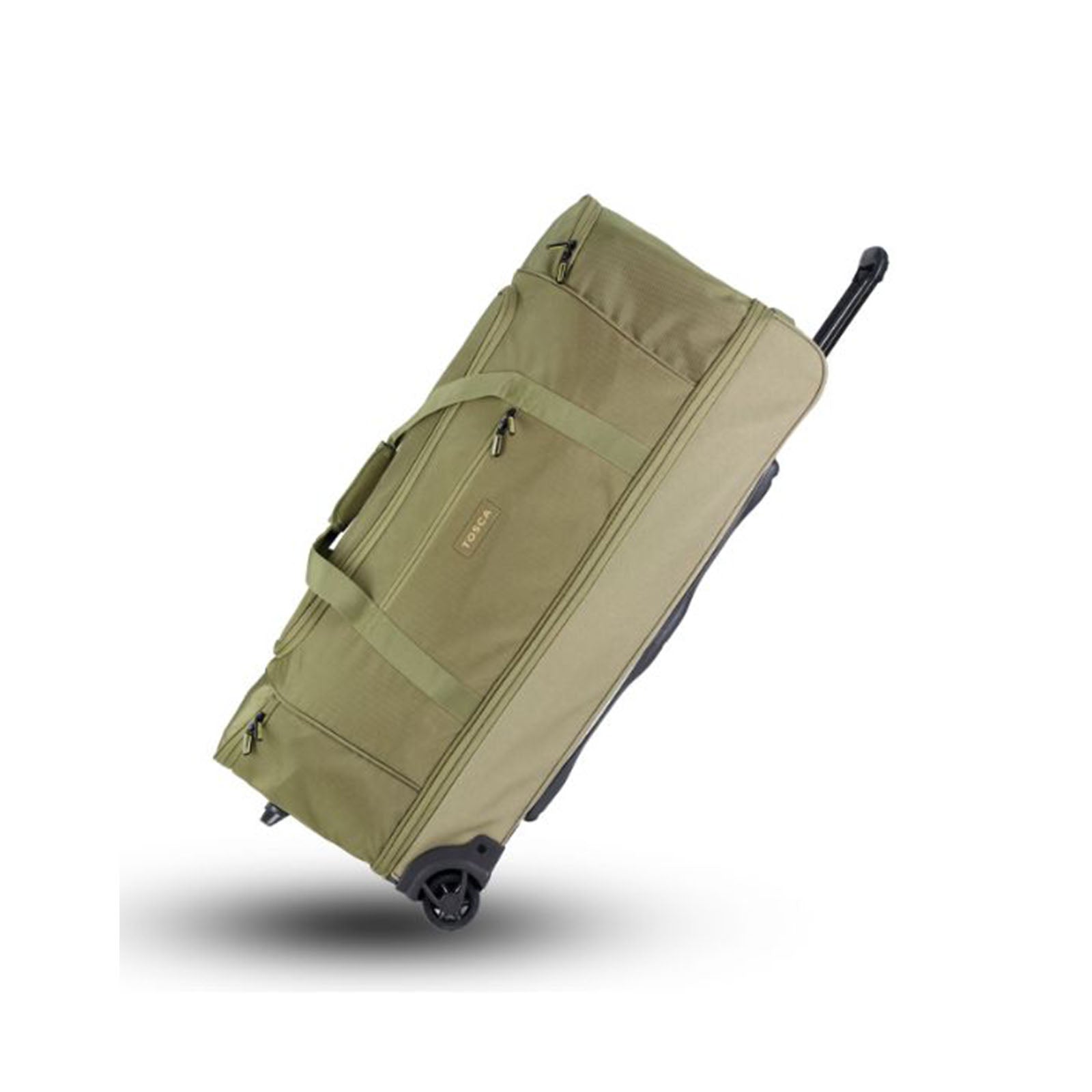 Tosca-85cm-Split-Duffel-Wheel-Bag-Khaki-Wheeled