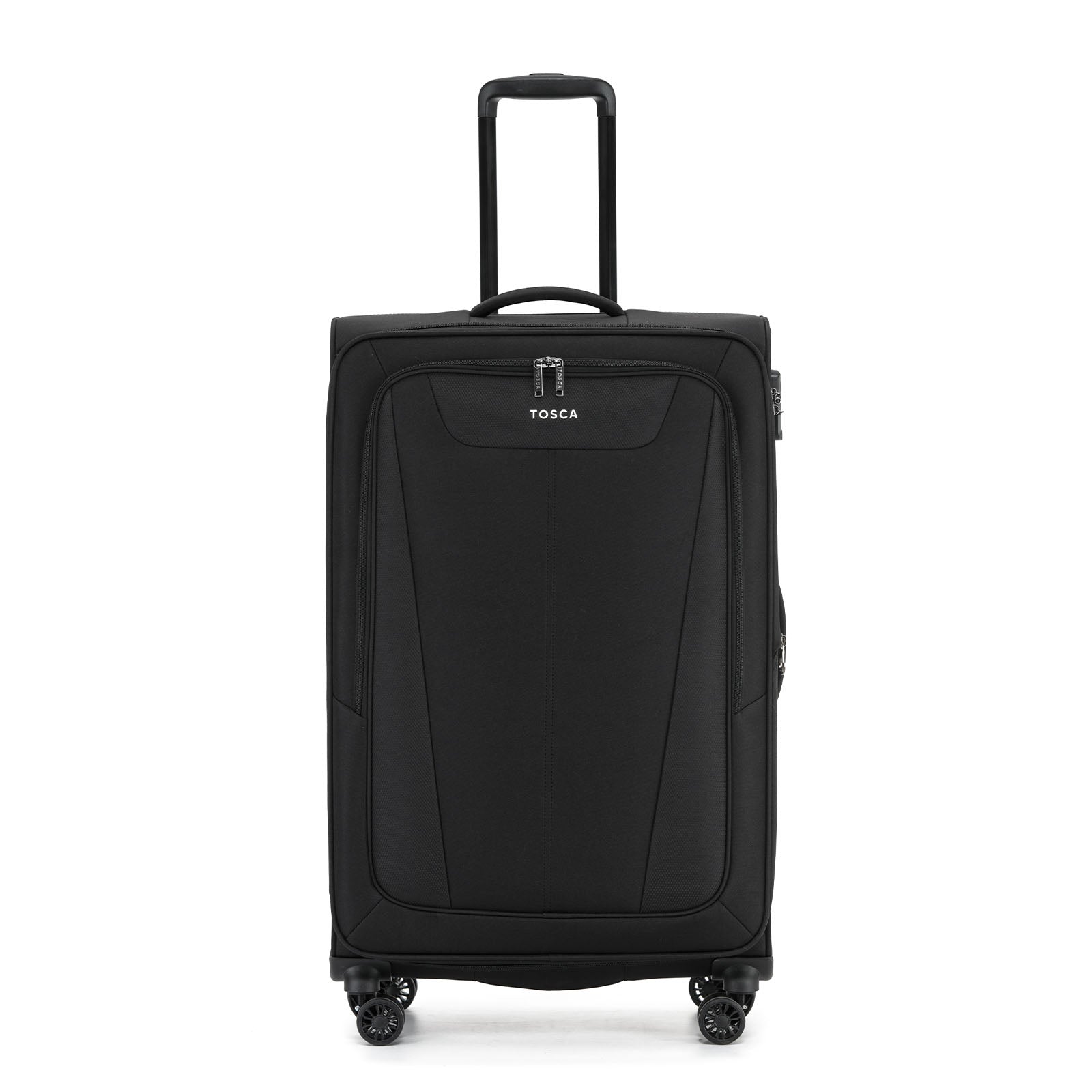 Tosca-Altitude-4w-78cm-Large-Suitcase-Black-Front