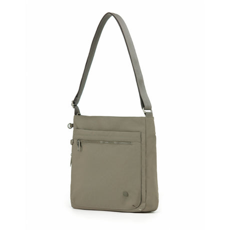 Tosca-Anti-Theft-25-Shoulder-Bag-Large-Taupe-Front