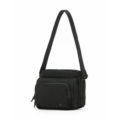 Tosca-Anti-Theft-25-Shoulder-Bag-Layered-Medium-Black-Front
