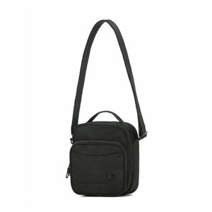 Tosca-Anti-Theft-25-Shoulder-Bag-Layered-Small-Black-Front