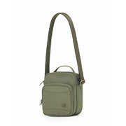 Tosca-Anti-Theft-25-Shoulder-Bag-Layered-Small-Khaki-Front