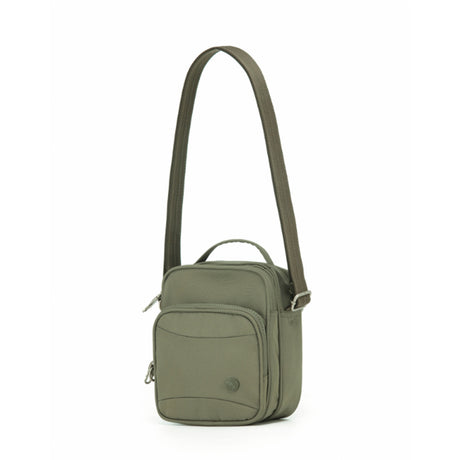 Tosca-Anti-Theft-25-Shoulder-Bag-Layered-Small-Khaki-Front