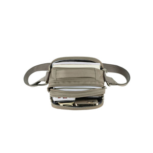 Tosca-Anti-Theft-25-Shoulder-Bag-Layered-Small-Taupe-Open