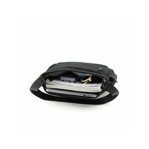 Tosca-Anti-Theft-25-Shoulder-Bag-Medium-Black-Open