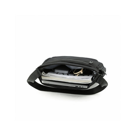 Tosca-Anti-Theft-25-Shoulder-Bag-Medium-Black-Open