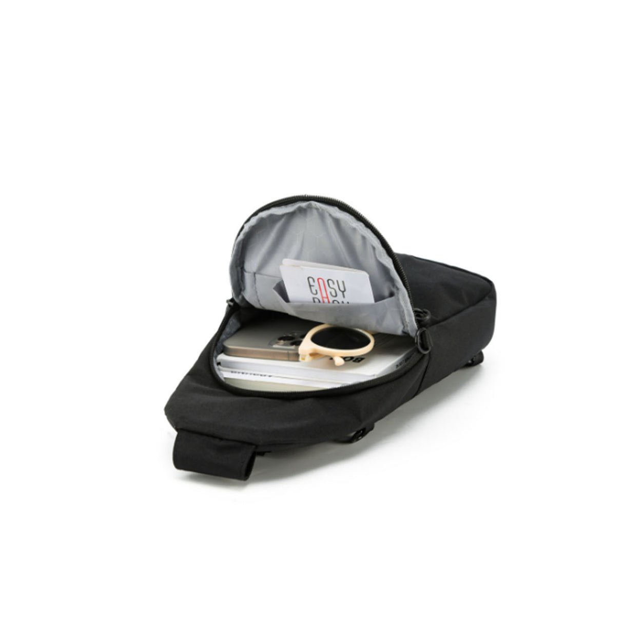 Tosca-Anti-Theft-25-Sling-Pack-Black-Open