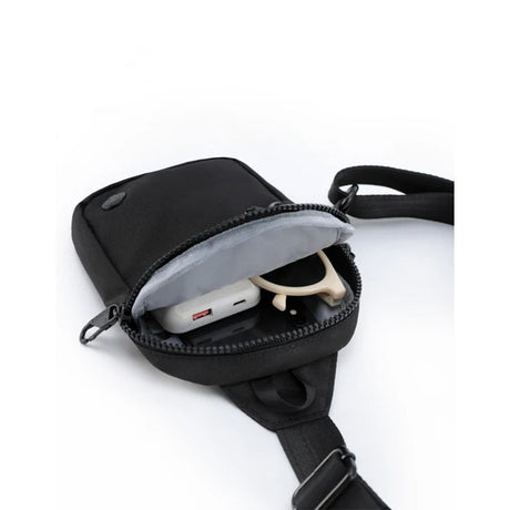 Tosca-Anti-Theft-25-Small-Sling-Pack-Black-Open