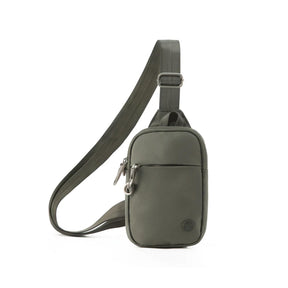 Tosca-Anti-Theft-25-Small-Sling-Pack-Khaki-Front