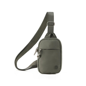 Tosca-Anti-Theft-25-Small-Sling-Pack-Khaki-Front