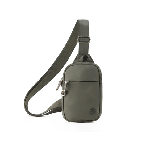 Tosca-Anti-Theft-25-Small-Sling-Pack-Khaki-Front