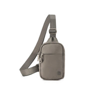 Tosca-Anti-Theft-25-Small-Sling-Pack-Taupe-Front