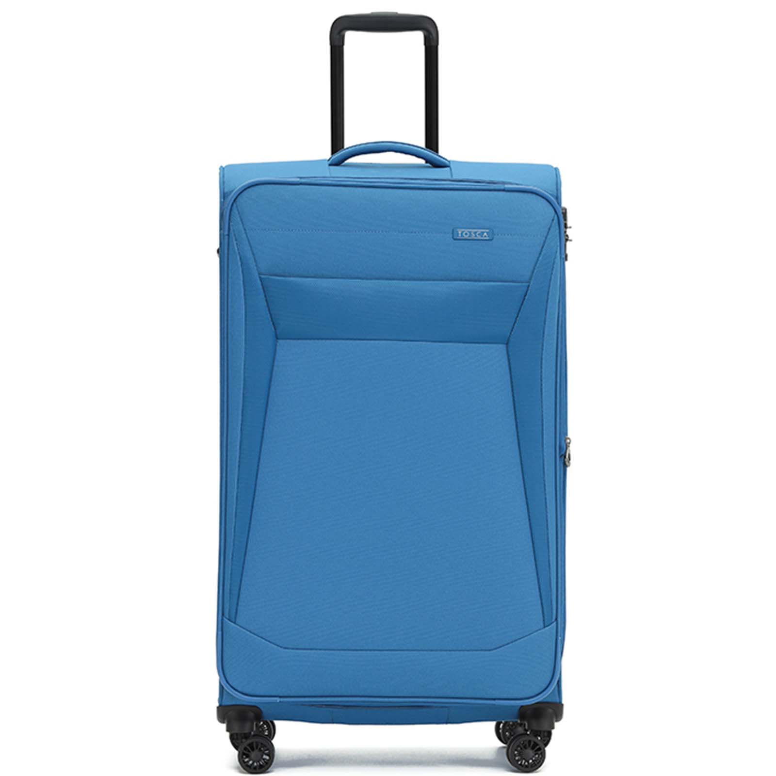 Tosca-Aviator-4-Wheel-Large-Suitcase-Blue-Front