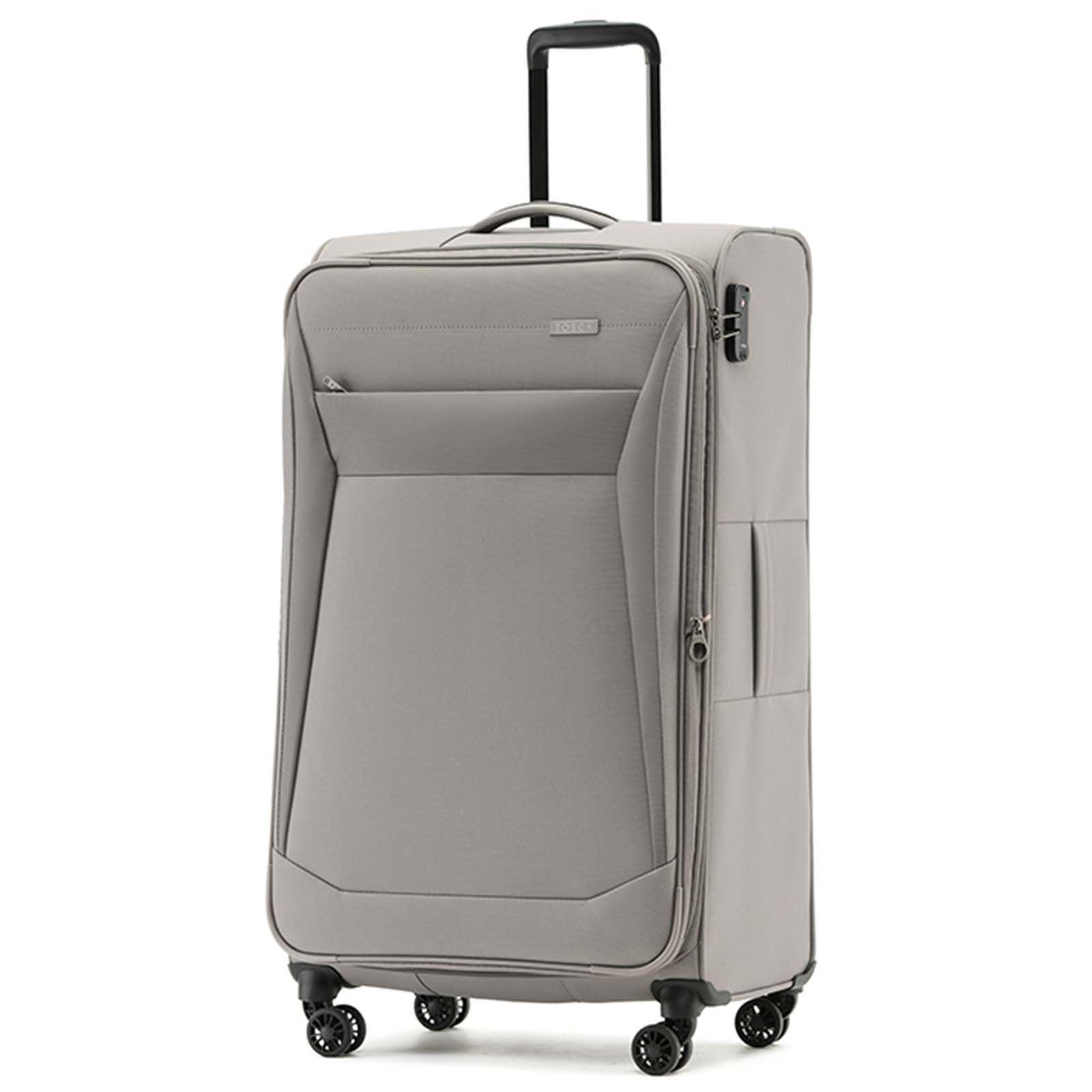 Tosca-Aviator-4-Wheel-Large-Suitcase-Khaki-Front-Angle