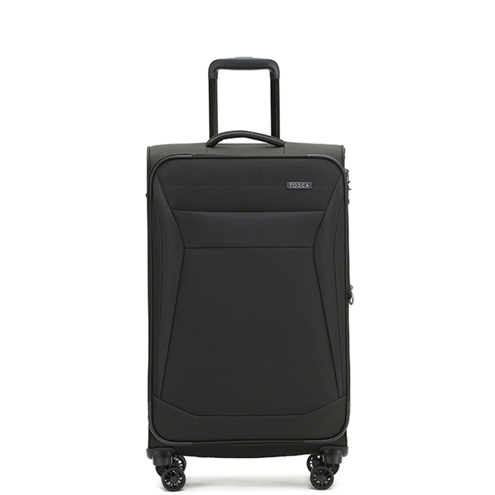 Tosca-Aviator-4-Wheel-Medium-Suitcase-Black-Front