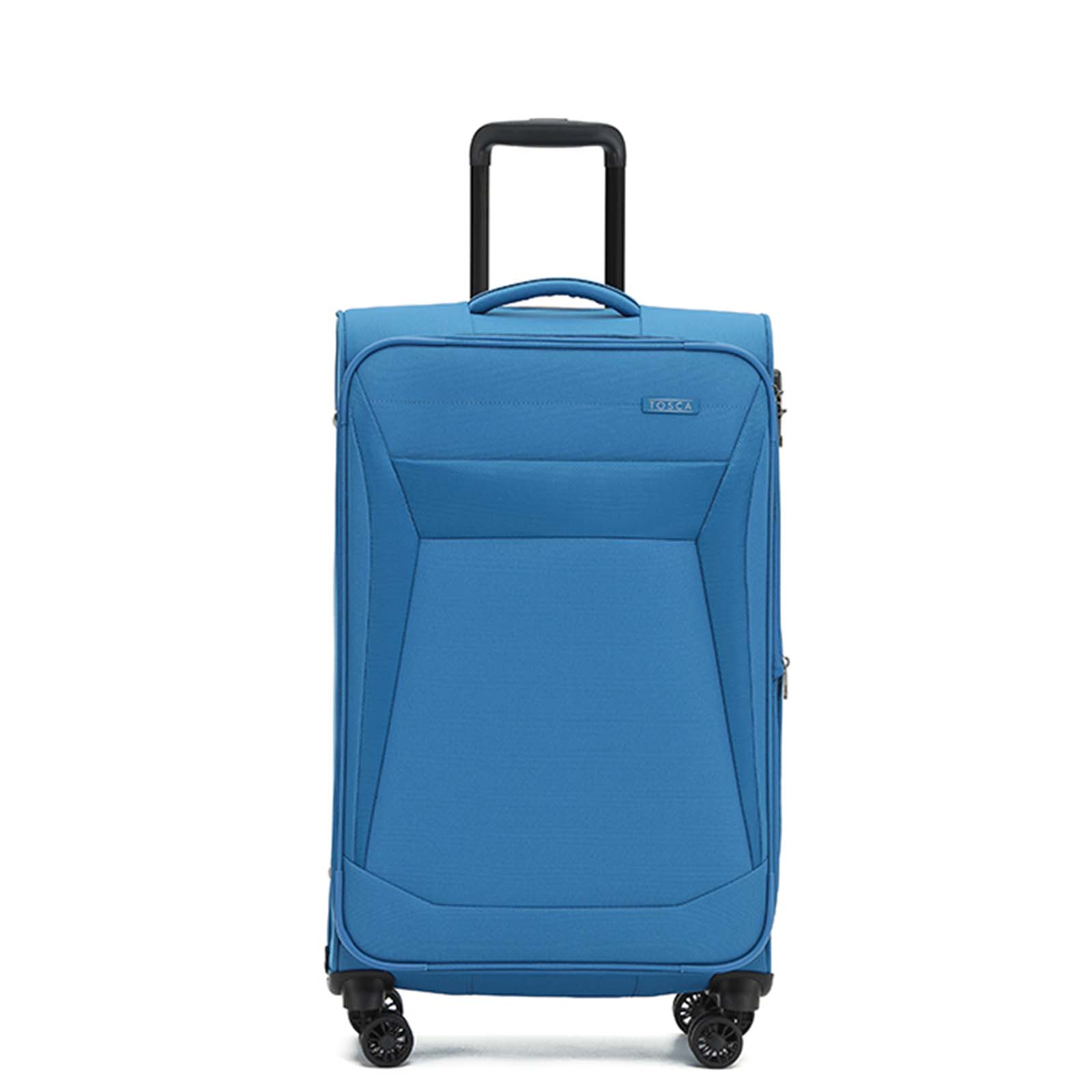 Tosca-Aviator-4-Wheel-Medium-Suitcase-Blue-Front