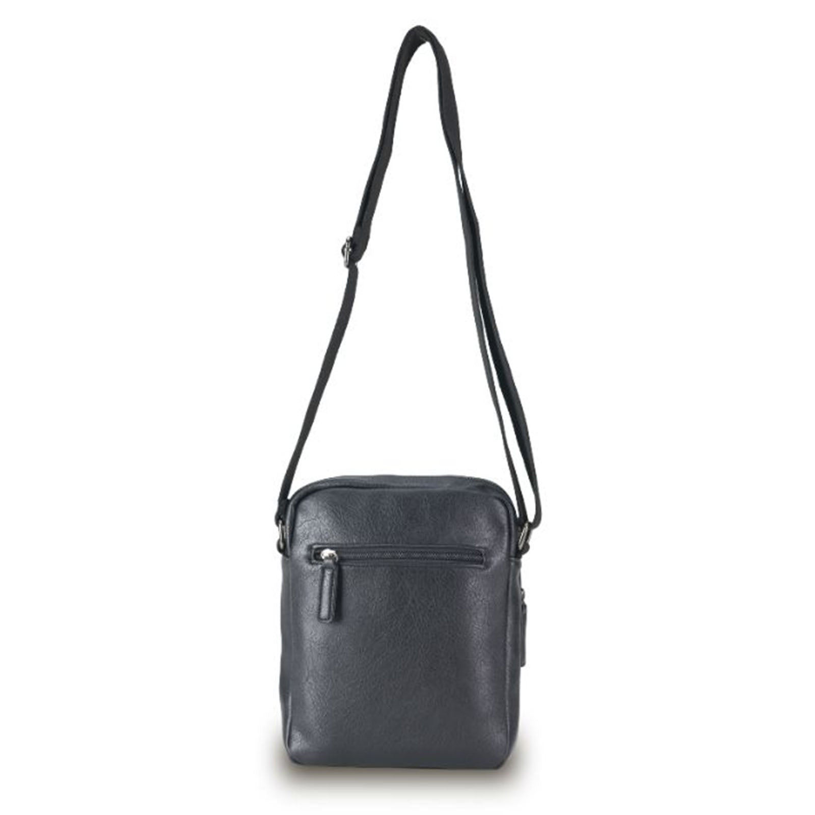 Tosca-Classic-Small-Shoulder-Bag-Black-Back