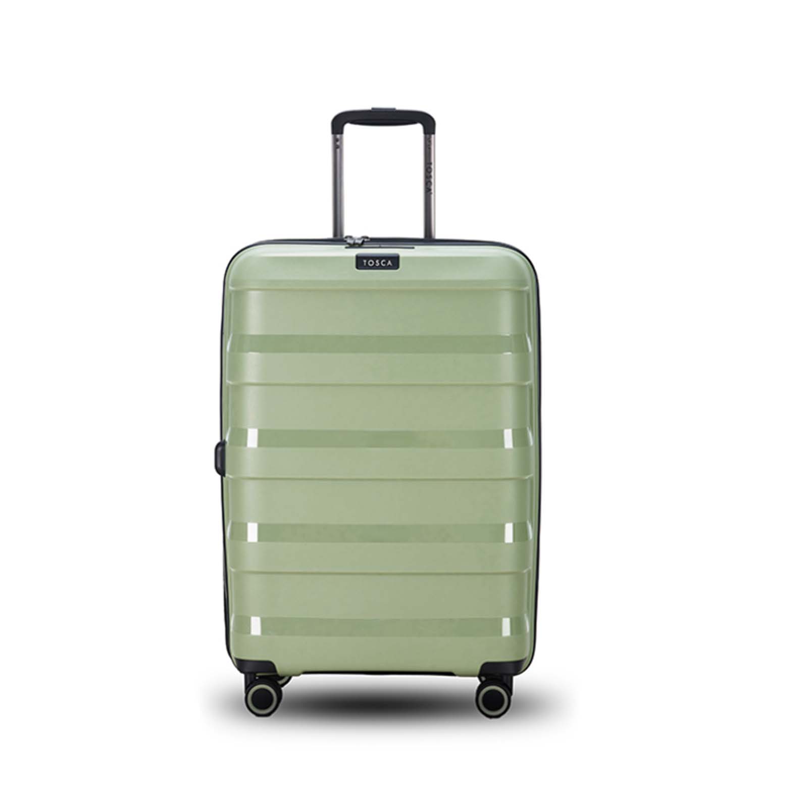 Tosca-Comet-4-Wheel-67cm-Medium-Suitcase-Sage-Green-Front