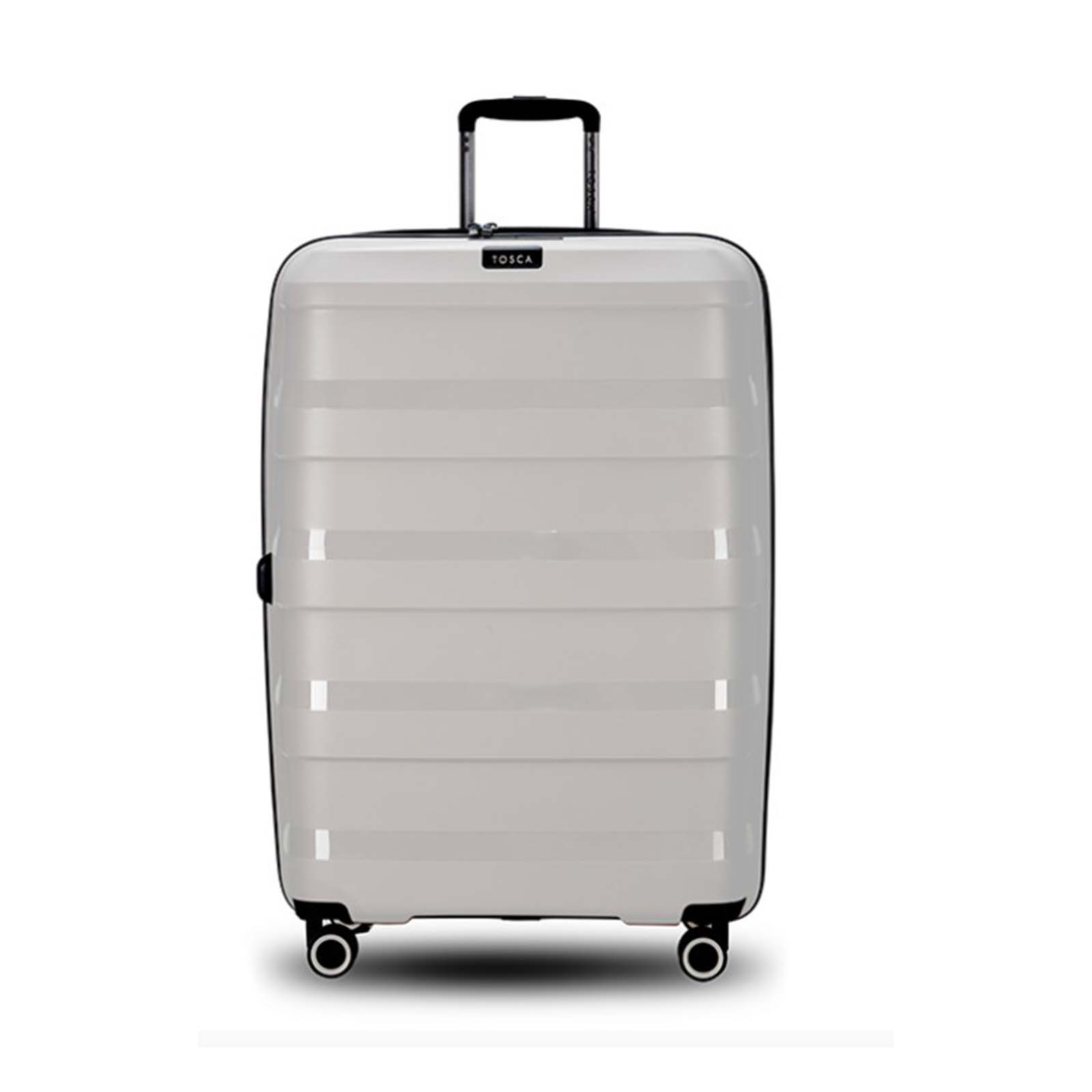 Tosca-Comet-4-Wheel-78cm-Large-Suitcase-Cobblestone-Front