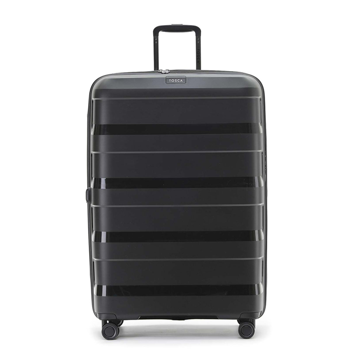 Tosca-Comet-4-Wheel-81cm-Large-Suitcase-Black-Front