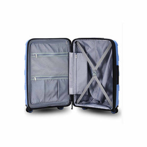 Tosca-Comet-4-Wheel-81cm-Large-Suitcase-Blue-Infinity-Open