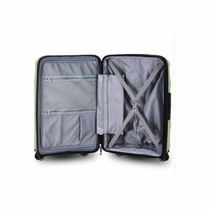 Tosca-Comet-4-Wheel-81cm-Large-Suitcase-Sage-Green-Open