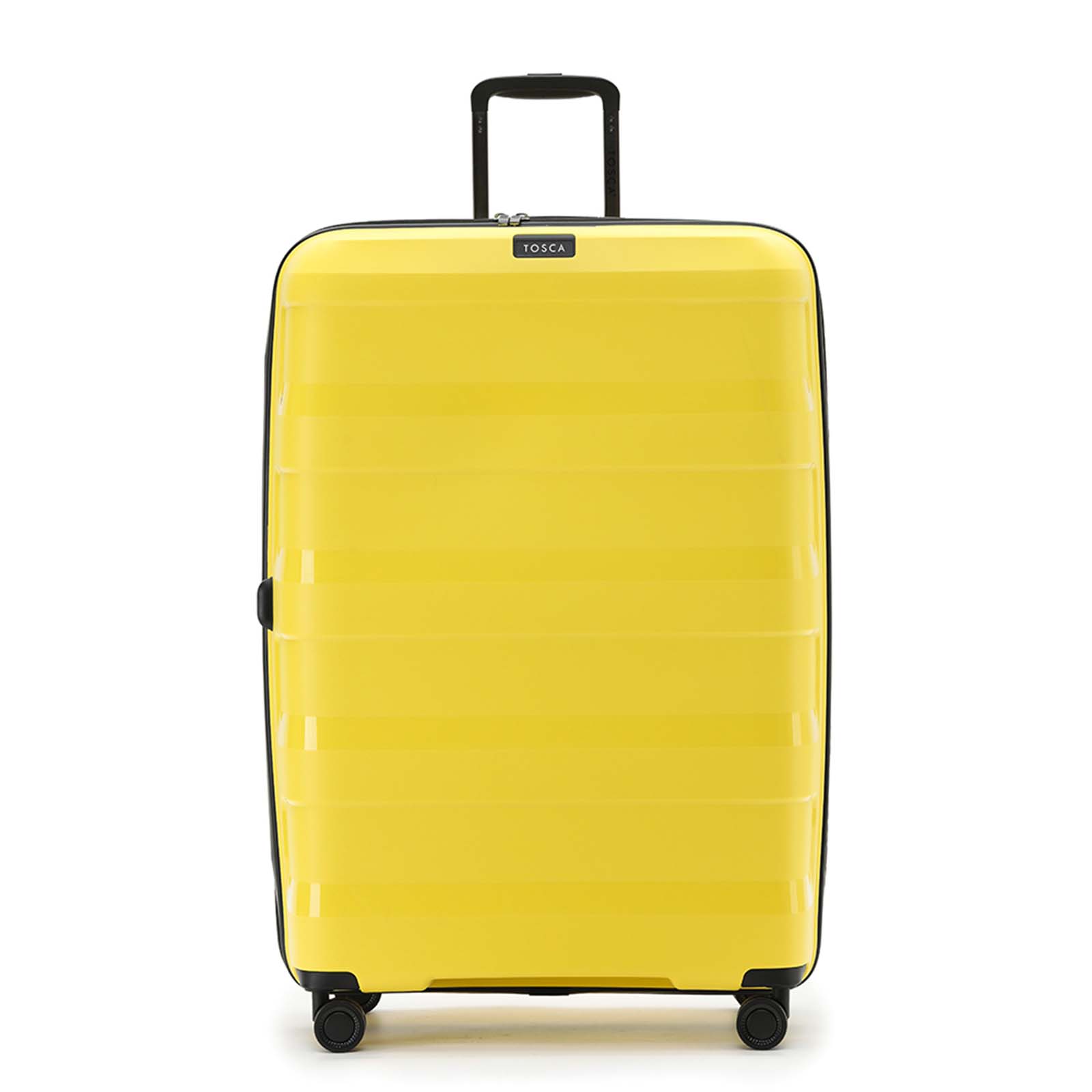 Tosca-Comet-4-Wheel-81cm-Large-Suitcase-Yellow-Front