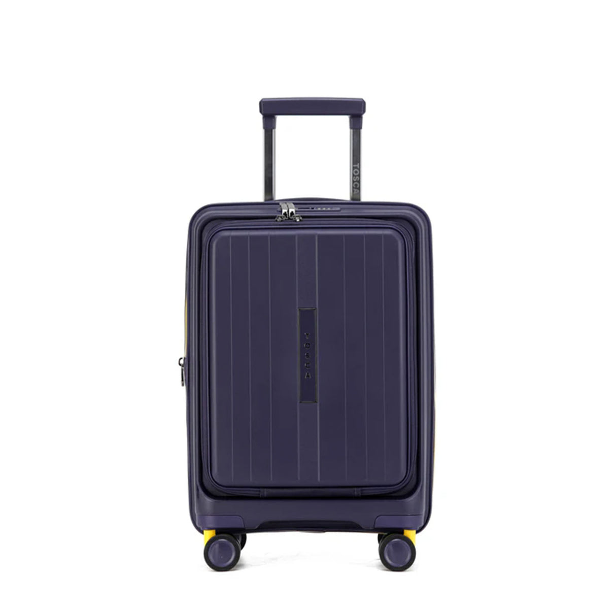 Tosca-Cruiser-Front-Opening-53cm-Carry-On-Suitcase-Purple-Front