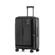 Tosca-Cruiser-Front-Opening-67cm-Medium-Suitcase-Black-Angle
