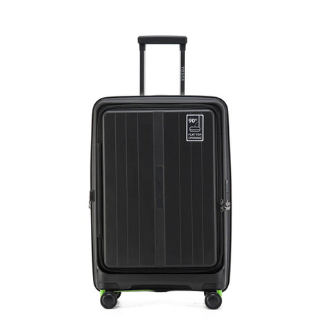 Tosca-Cruiser-Front-Opening-67cm-Medium-Suitcase-Black-Front