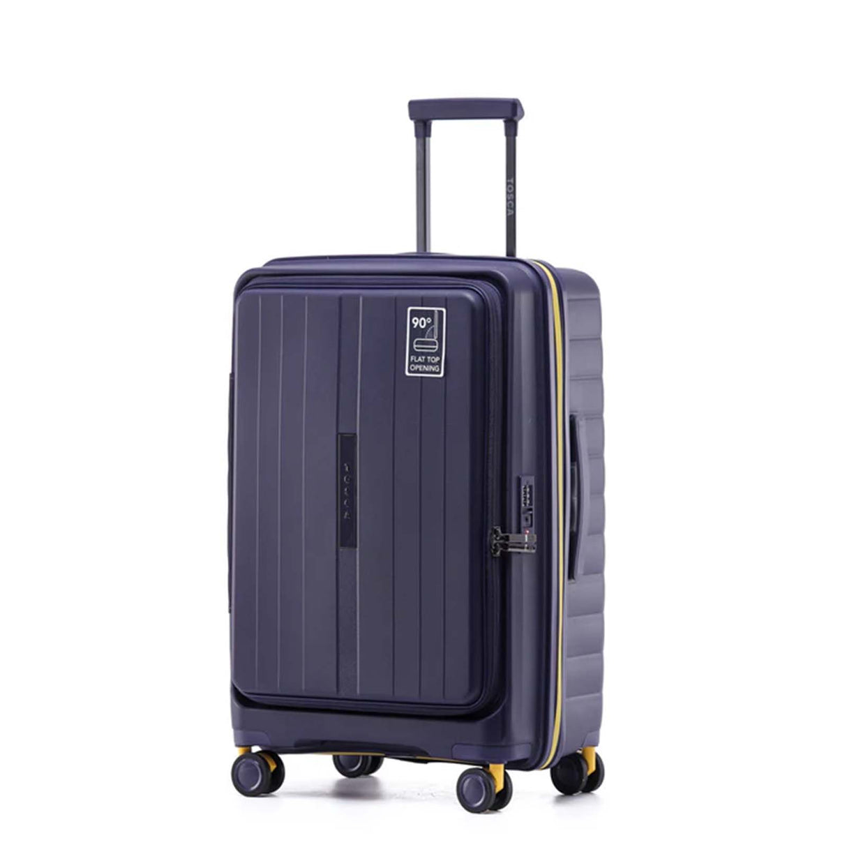 Tosca-Cruiser-Front-Opening-67cm-Medium-Suitcase-Purple-Angle