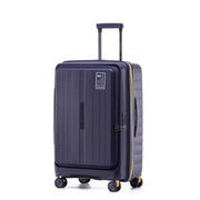 Tosca-Cruiser-Front-Opening-67cm-Medium-Suitcase-Purple-Angle