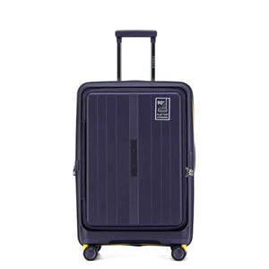 Tosca-Cruiser-Front-Opening-67cm-Medium-Suitcase-Purple-Front