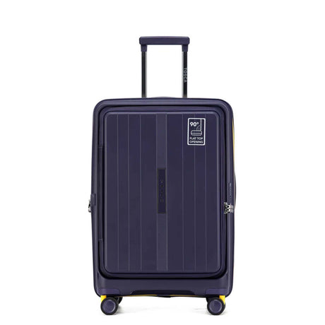 Tosca-Cruiser-Front-Opening-67cm-Medium-Suitcase-Purple-Front