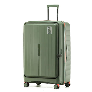 Tosca-Cruiser-Front-Opening-77cm-Large-Suitcase-Khaki-Angle