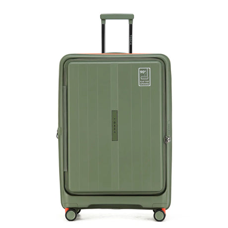 Tosca-Cruiser-Front-Opening-77cm-Large-Suitcase-Khaki-Front