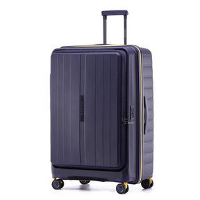 Tosca-Cruiser-Front-Opening-77cm-Large-Suitcase-Purple-Angle