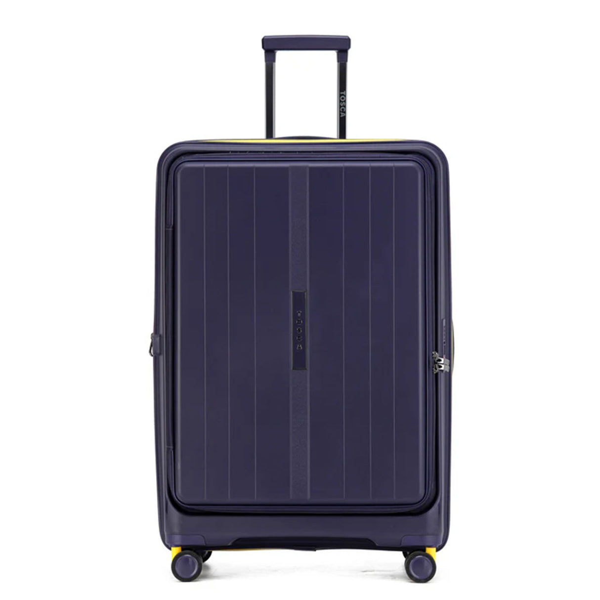 Tosca-Cruiser-Front-Opening-77cm-Large-Suitcase-Purple-Front