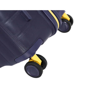 Tosca-Cruiser-Front-Opening-77cm-Large-Suitcase-Purple-Wheels