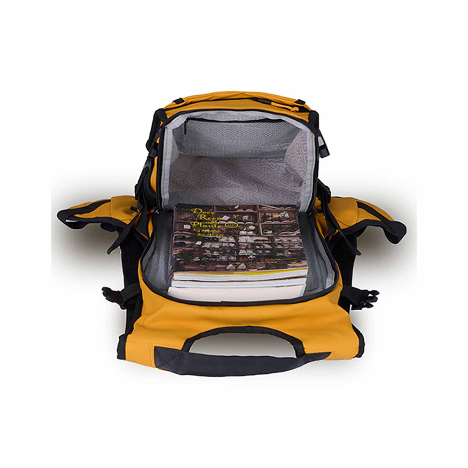 Tosca-Delta-Backpack-Yellow-Open