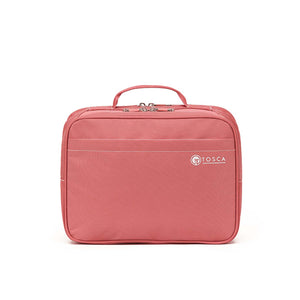 Tosca Essentials 13 Inch Toiletry Bag Deluxe Peach Blossom