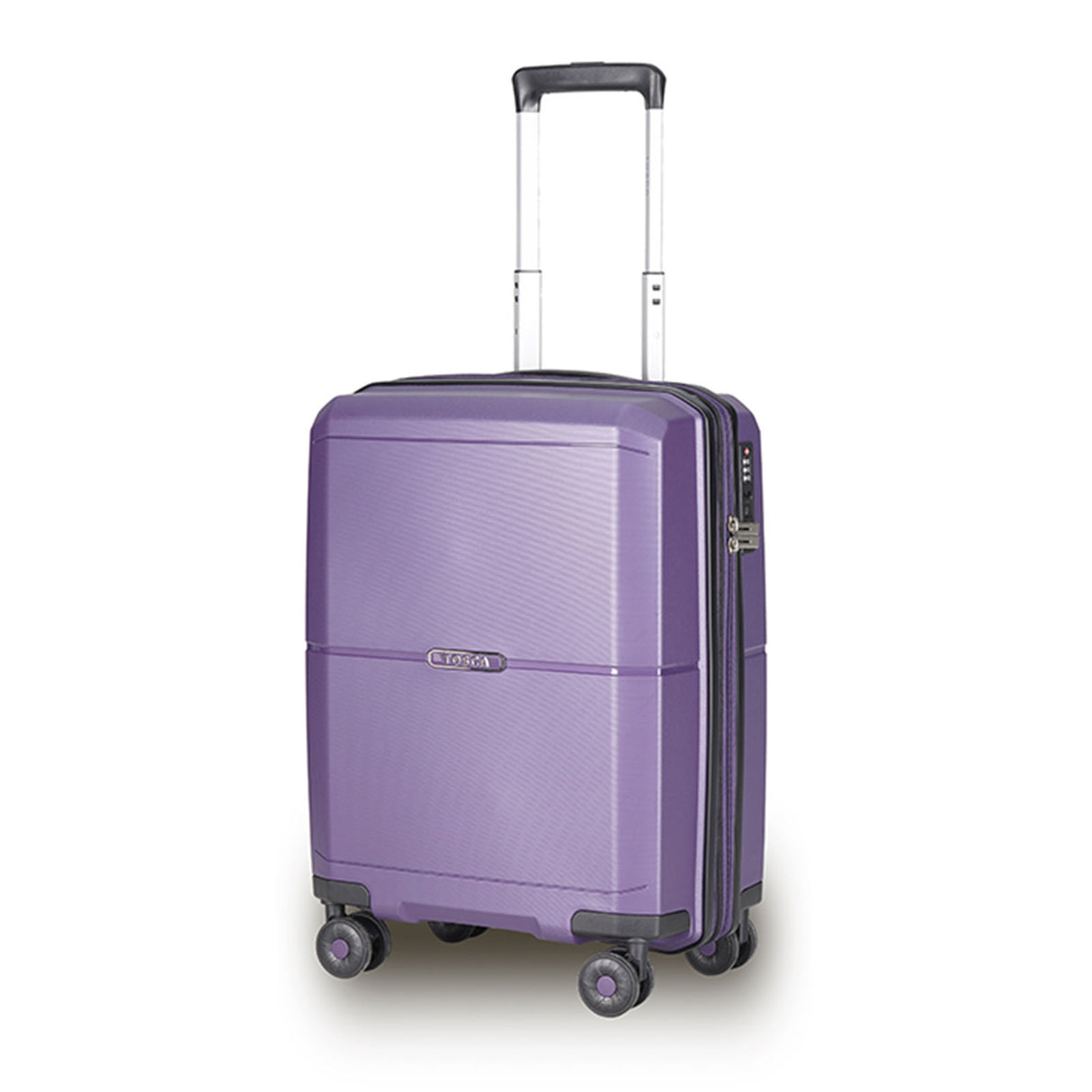 Tosca-Globetrotter-20-Inch-Carry-On-Suitcase-Dark-Purple-Side-View