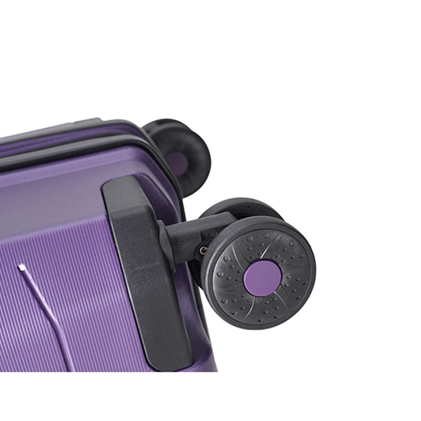 Tosca-Globetrotter-20-Inch-Carry-On-Suitcase-Dark-Purple-Wheel