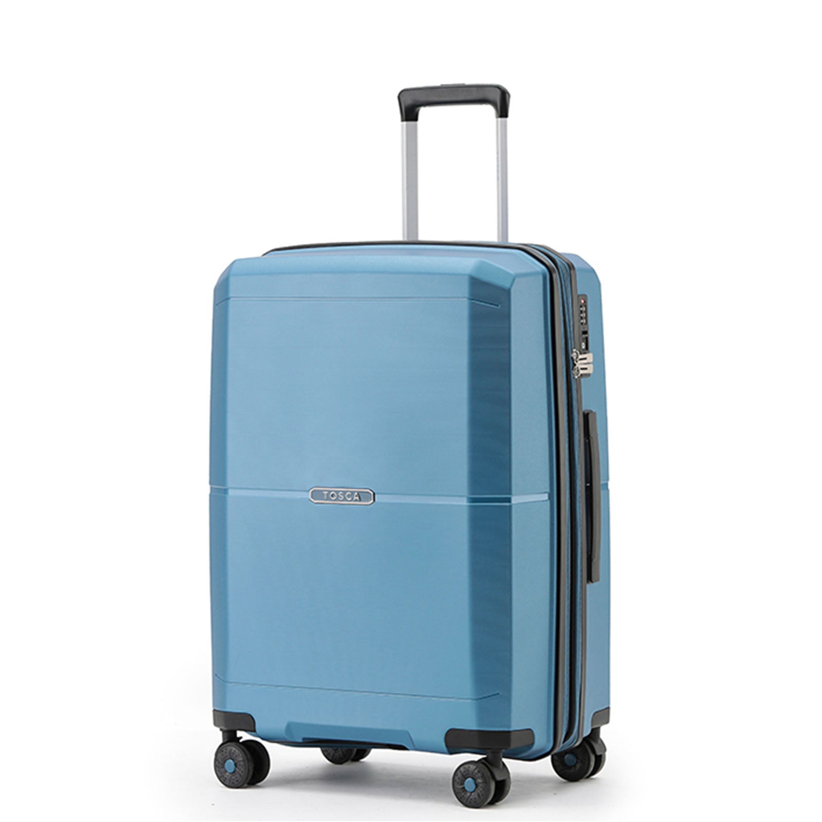 Tosca-Globetrotter-25-Inch-Medium-Suitcase-Blue-Side-View