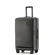 Tosca-Horizon-27-Inch-Medium-Suitcase-Black-Front-Side-Corner