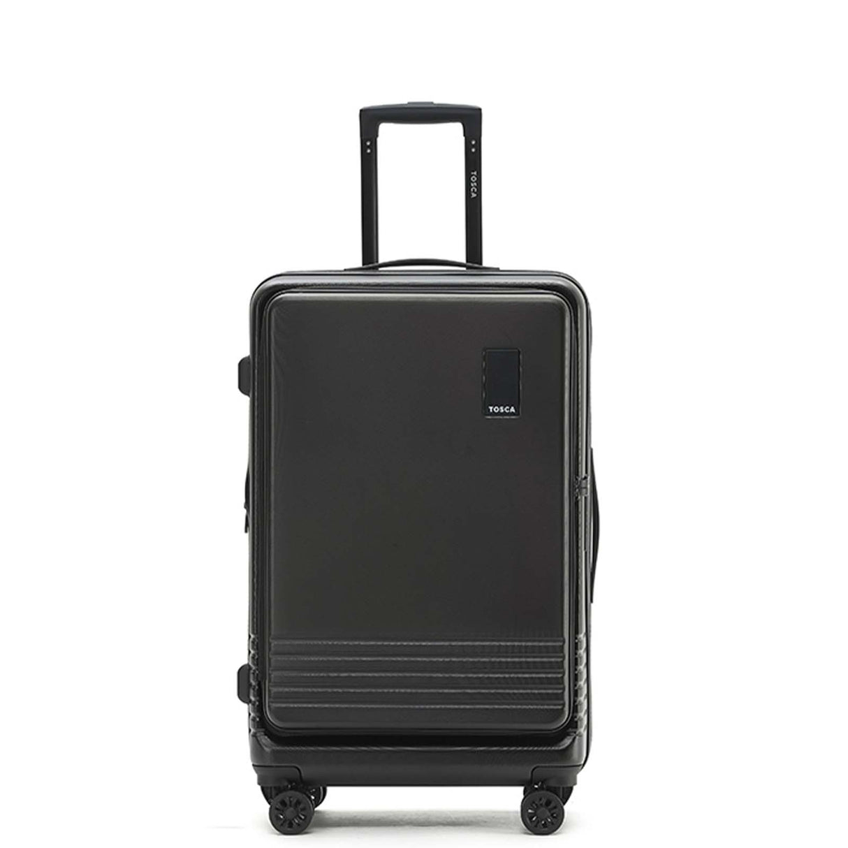Tosca-Horizon-27-Inch-Medium-Suitcase-Black-Front