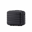 Tosca-Interstellar-38cm-Vanity-Suitcase-Black-Front-Angle