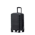 Tosca-Interstellar-4w-53cm-Carry-On-Suitcase-Black-Front-Open