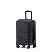Tosca-Interstellar-4w-53cm-Carry-On-Suitcase-Black-Front-Open