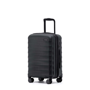 Tosca-Interstellar-4w-53cm-Carry-On-Suitcase-Black-Front-Open